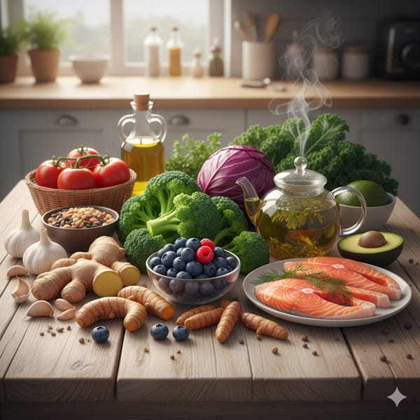 Dieta Anticâncer: 12 Alimentos Essenciais que Combatem a Inflamação e Promovem Sua Longevidade